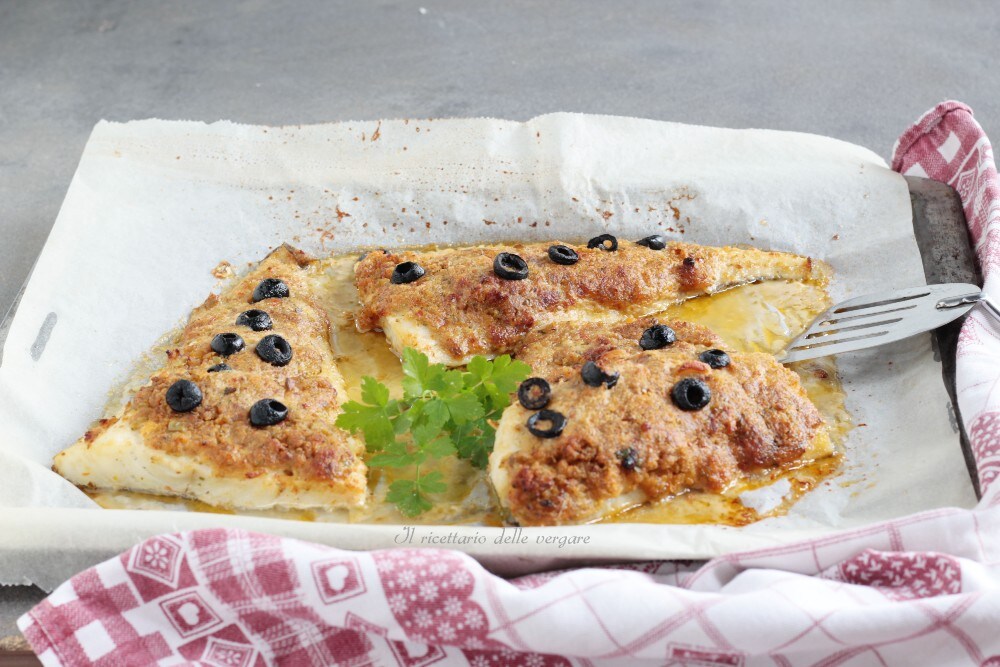 Baked Stockfish with Olives