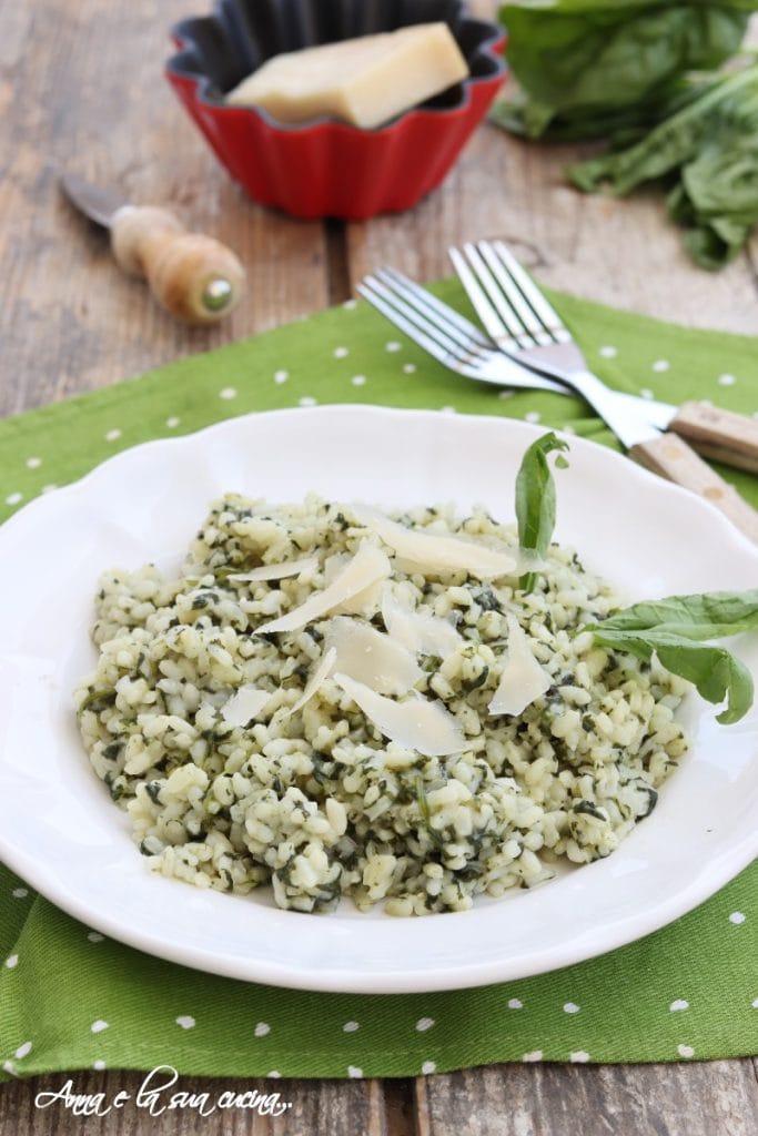 Creamy Risotto with Spinach
