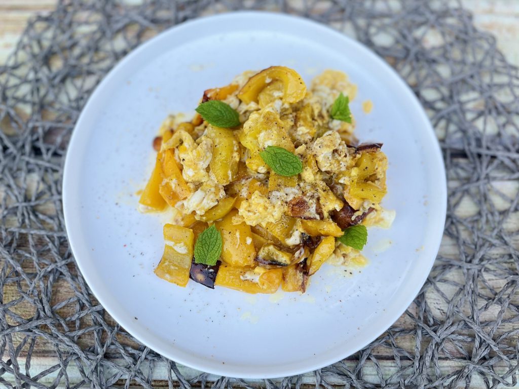 Scrambled Eggs with Peppers