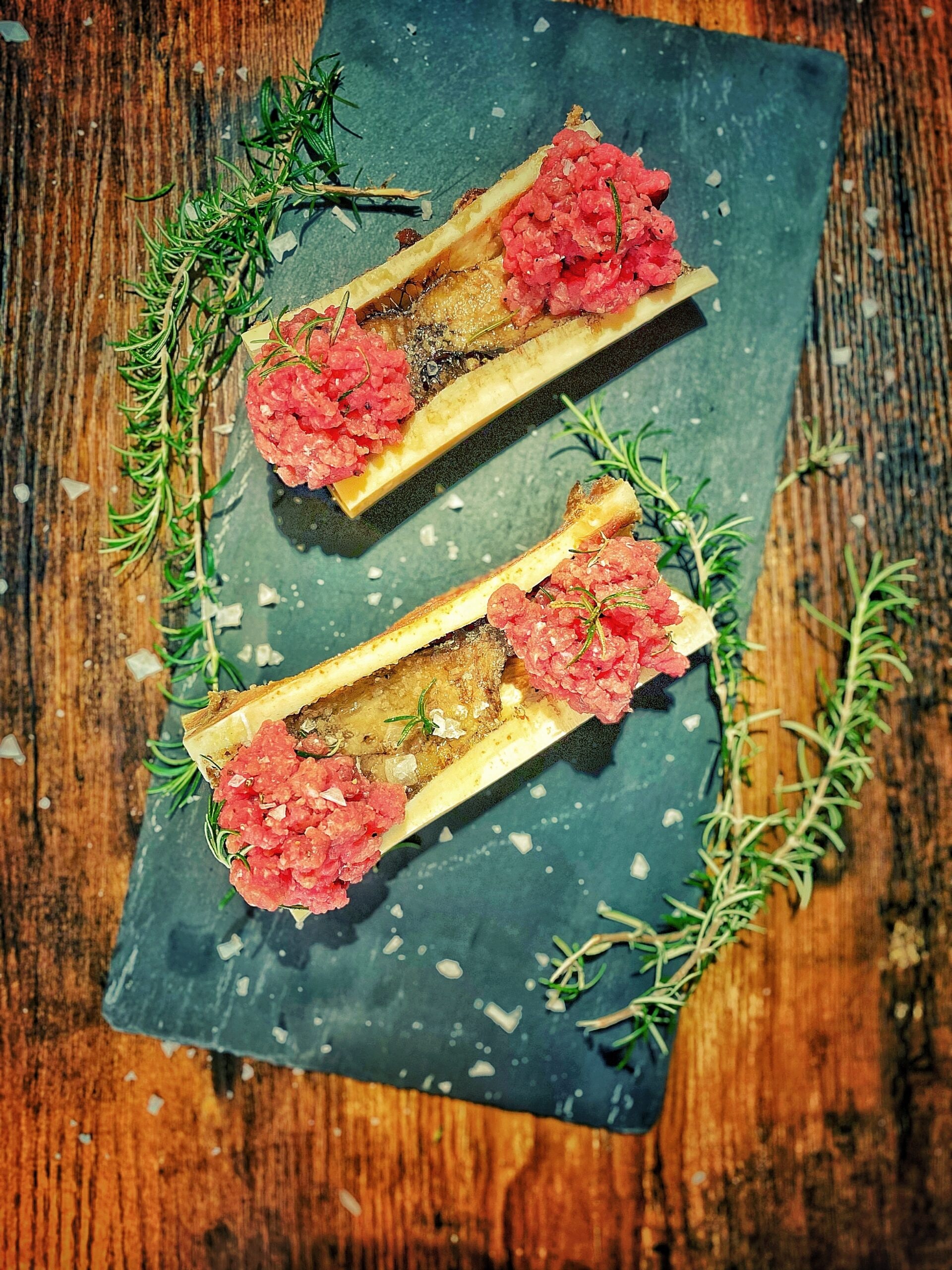 Tartare on Beef Marrow