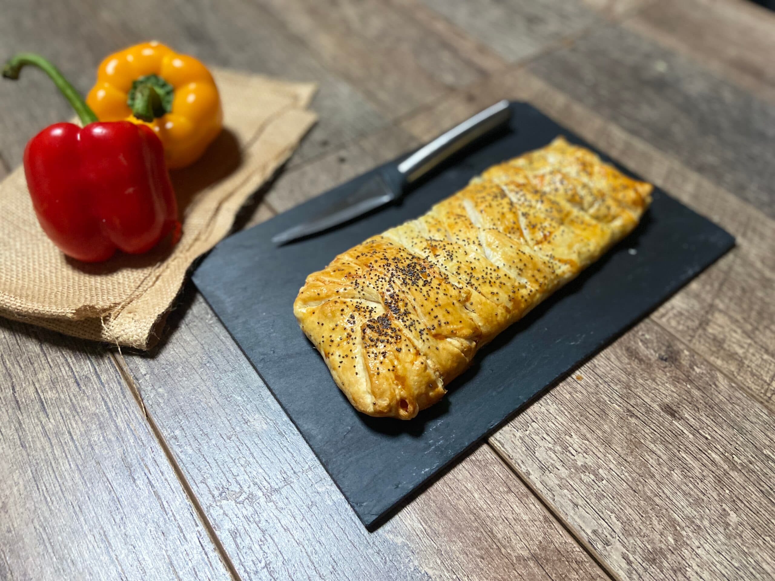 Savory Pepper Strudel