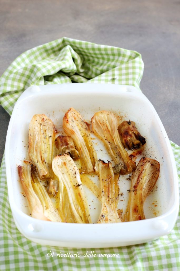 Baked Scallions