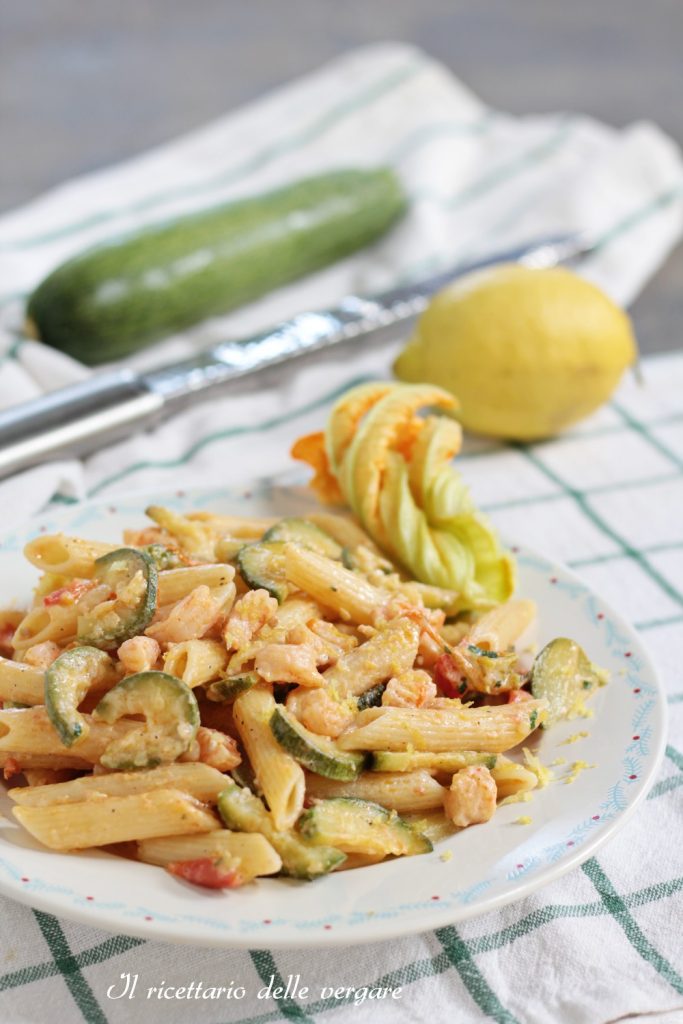 Pasta with Shrimp and Zucchini