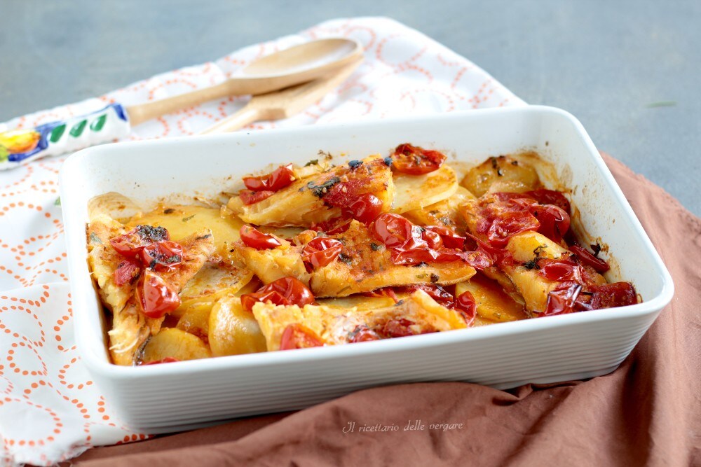 Baked Gratin Cod