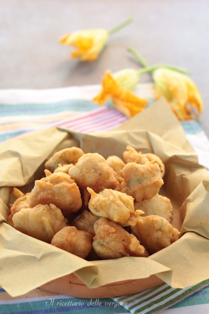 Pumpkin Flower and Potato Fritters