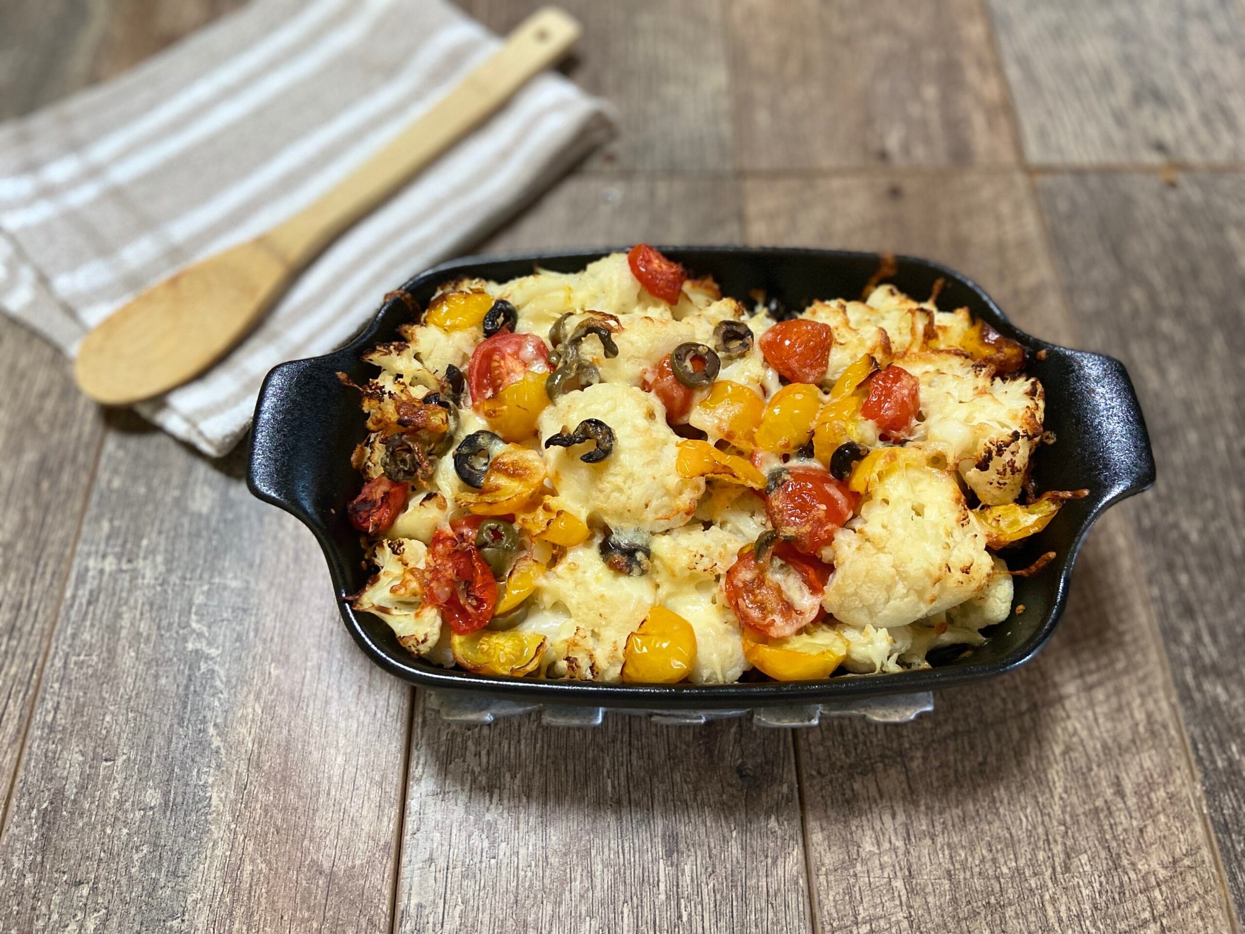 Mediterranean Cauliflower in Air Fryer