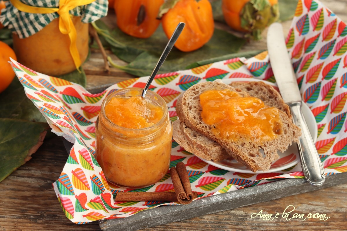 Persimmon Jam with Cinnamon