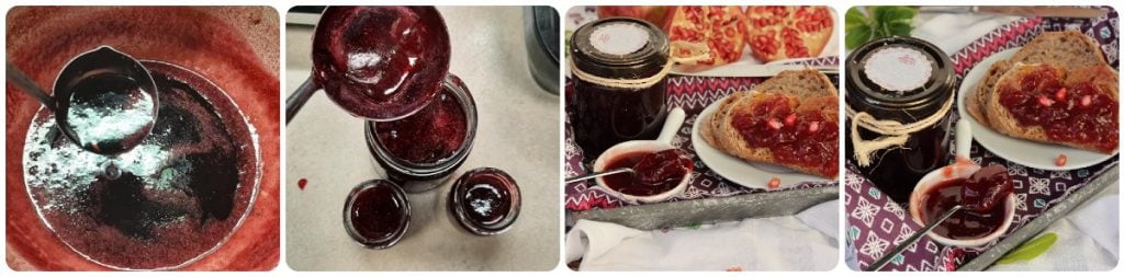 Pomegranate Jam without Pectin