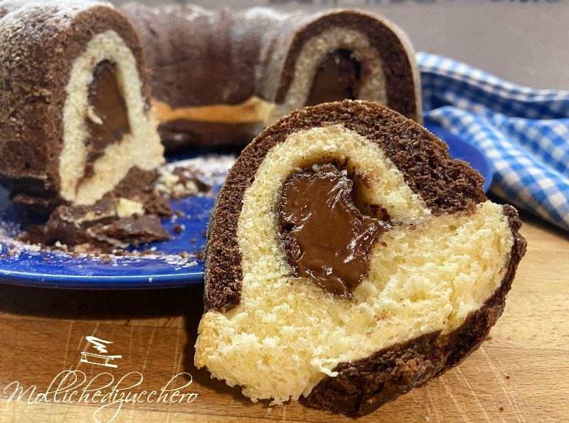 soft Nutella bundt cake