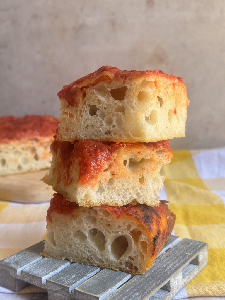 Red Focaccia with Sourdough