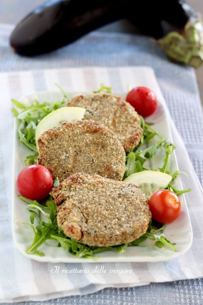 Breaded Eggplant Medallions