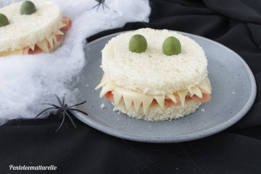 Halloween sandwiches