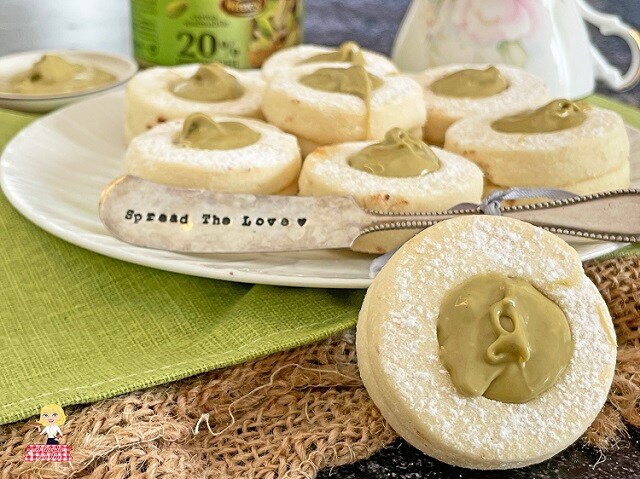 Pistachio JAMMY EYE Cookies