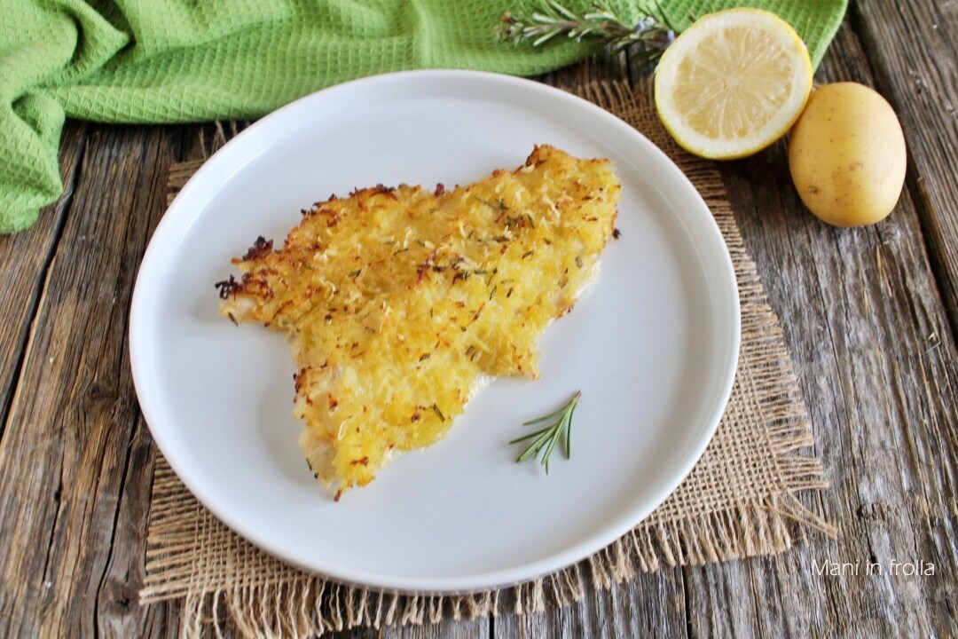 Sea Bream Fillets with Potato Crust
