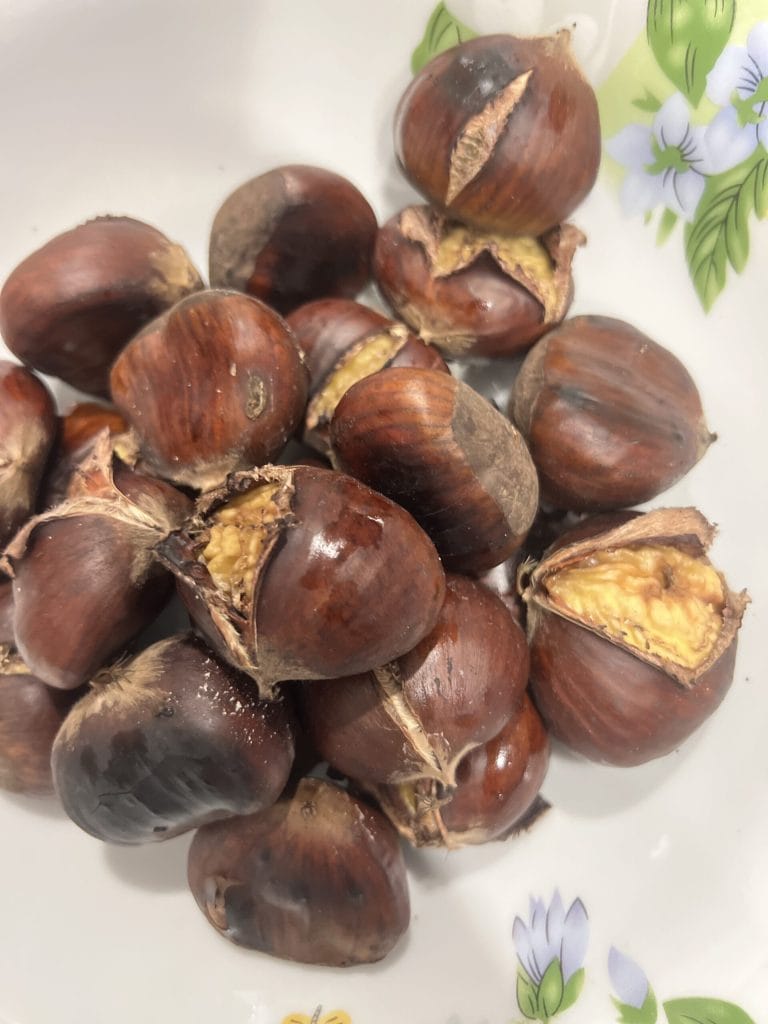 microwave chestnuts
