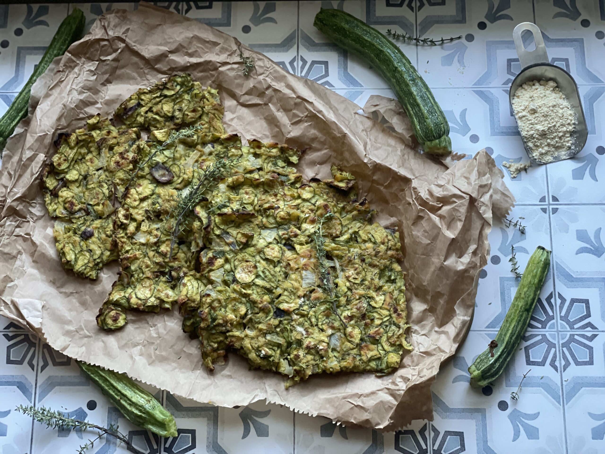 Super Easy Zucchini Scarpaccia