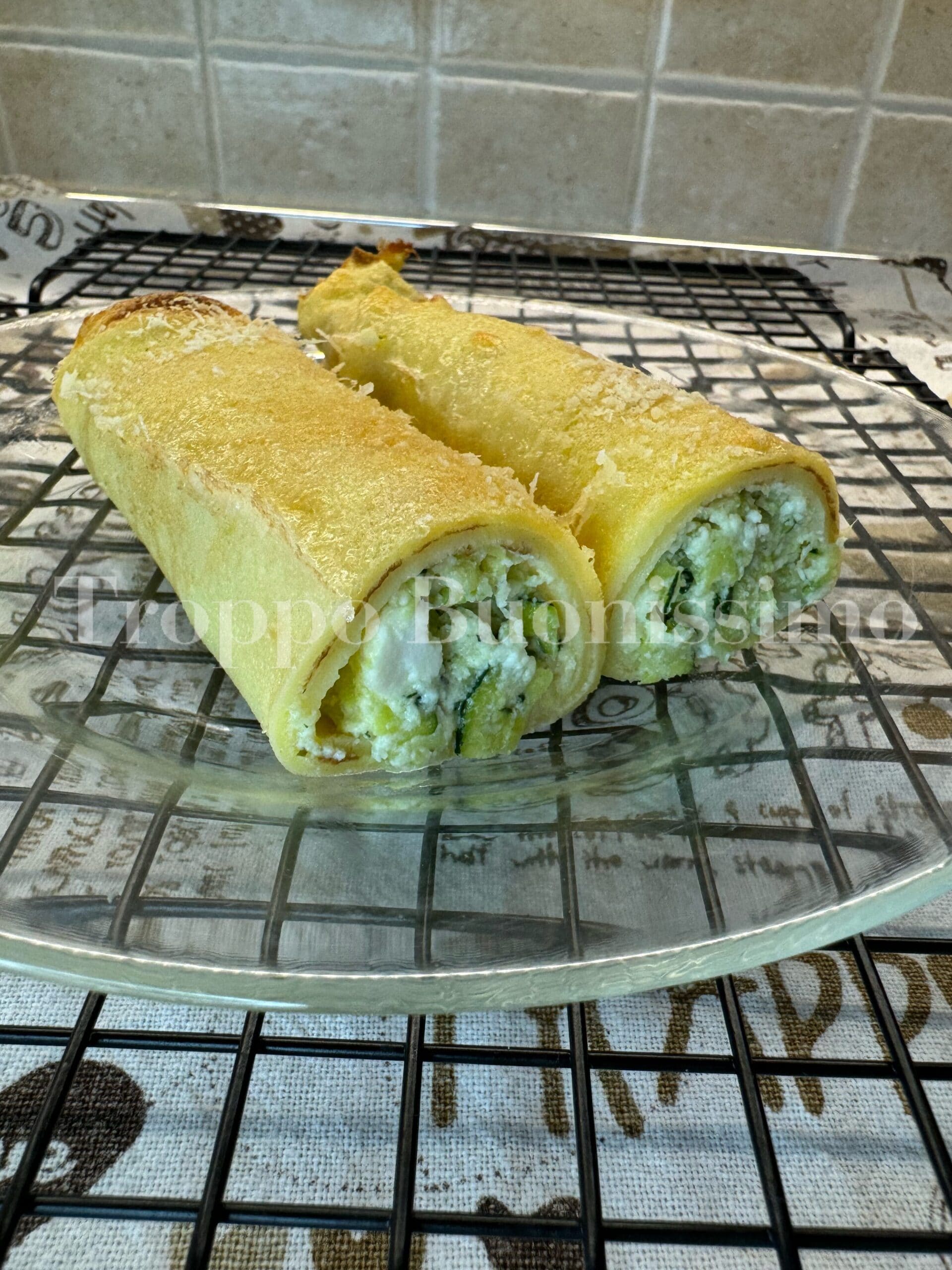 Crepes with Ricotta and Zucchini Cream