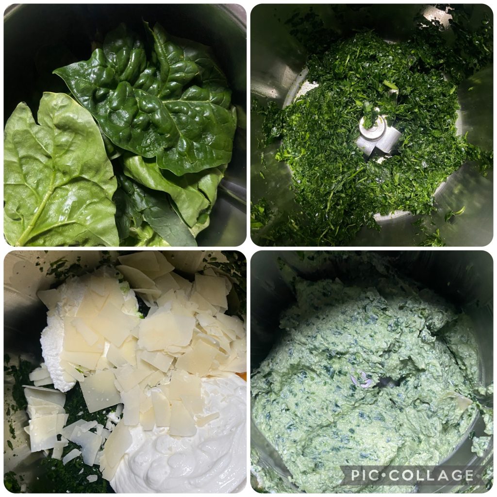 ricotta and spinach filling