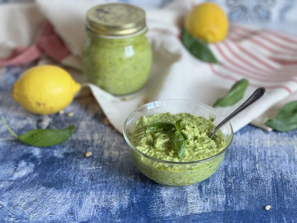 fresh lemon pesto