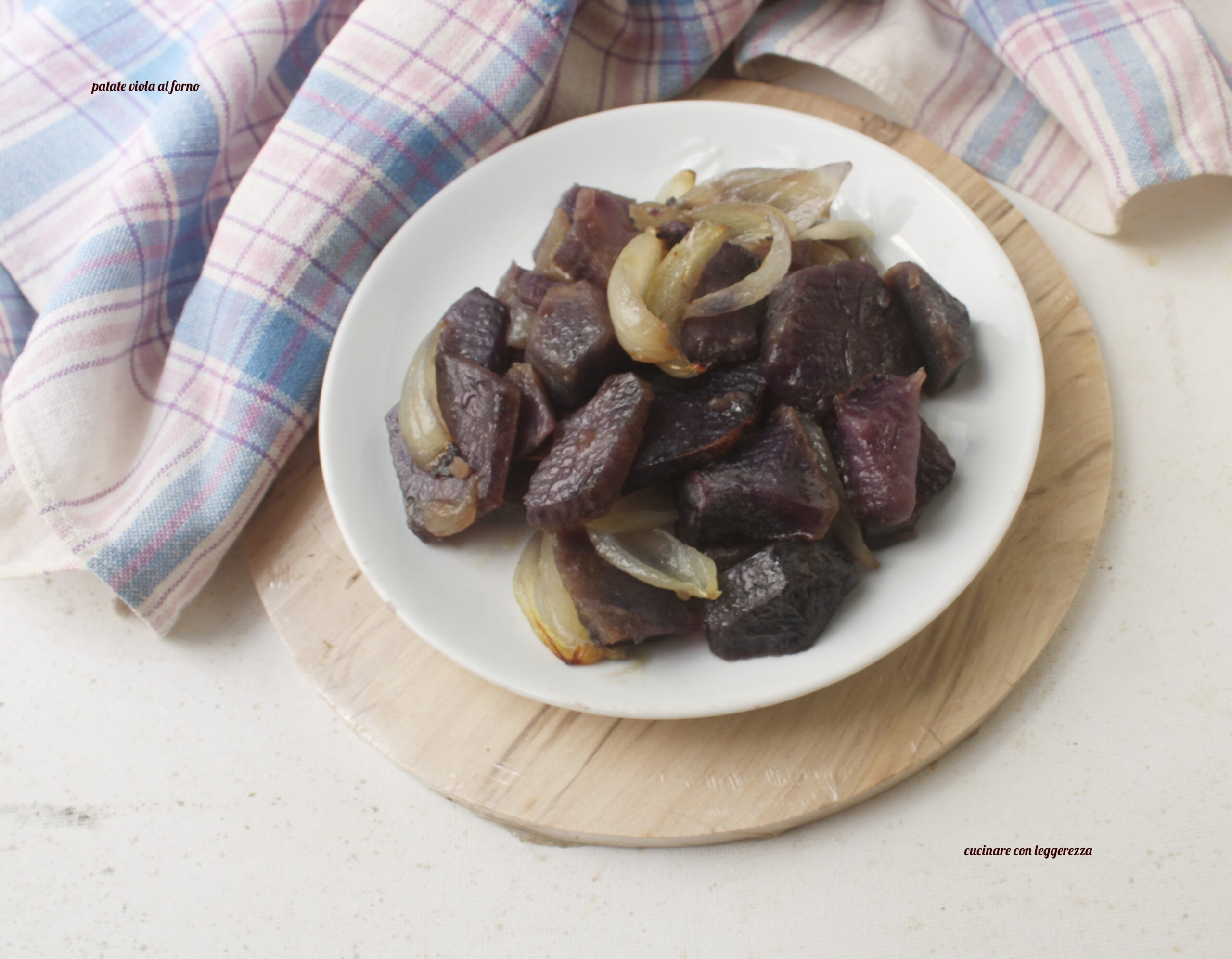 Baked Purple Potatoes