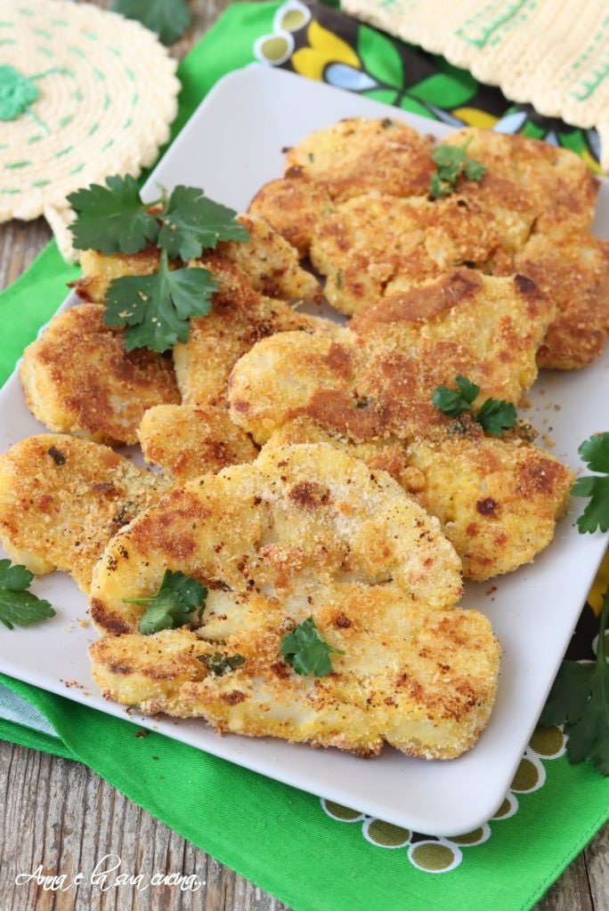 Baked or Air Fryer Cauliflower Cutlets