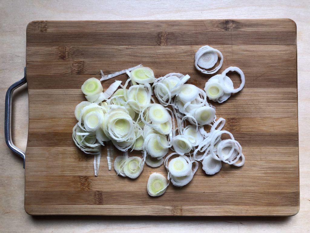leek slices