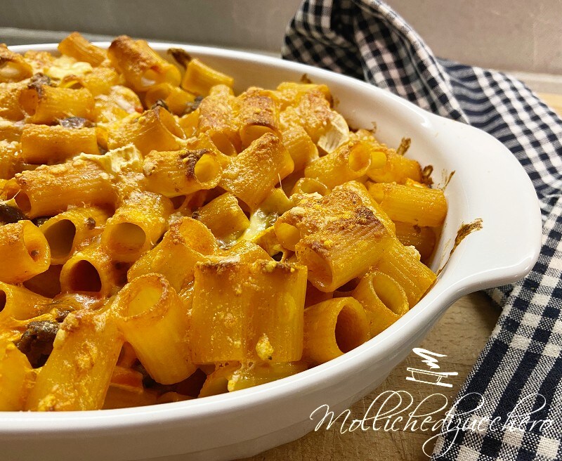 Baked Pasta with Sausage and Cheese