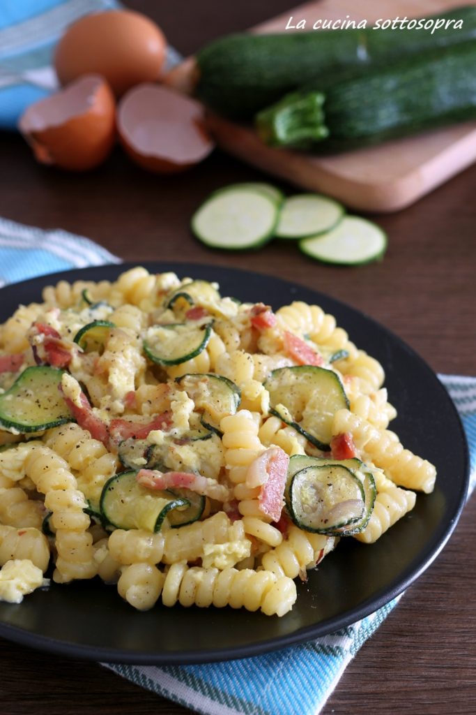 pasta with zucchini and eggs