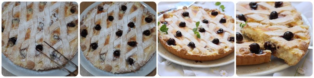 Tart with Lemon Cream and Sour Cherries
