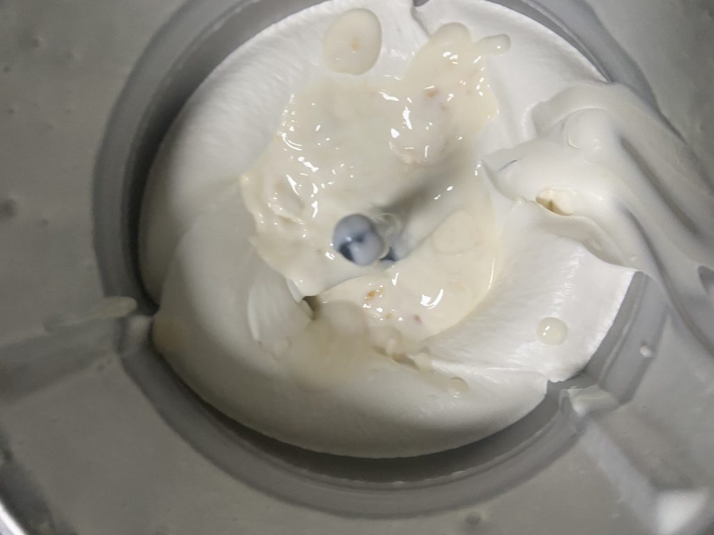 whipped cream + yogurt