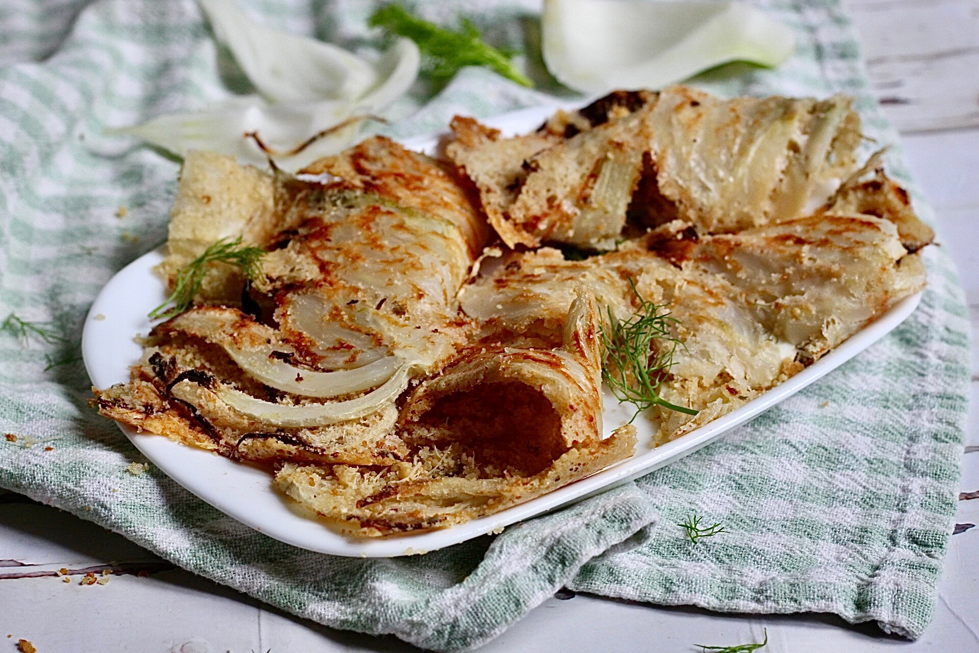 Crispy Fennel Gratin with a Puff Pastry Effect, Amazing!