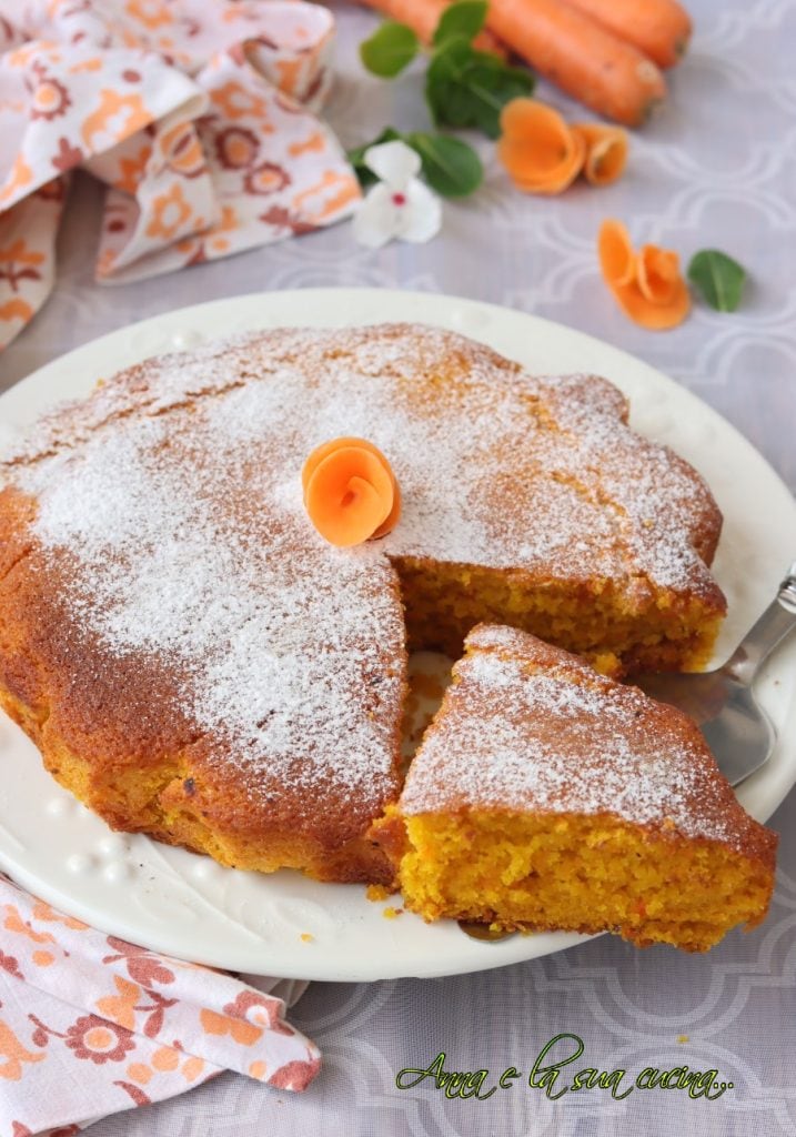 Simple Carrot Cake Without Almonds