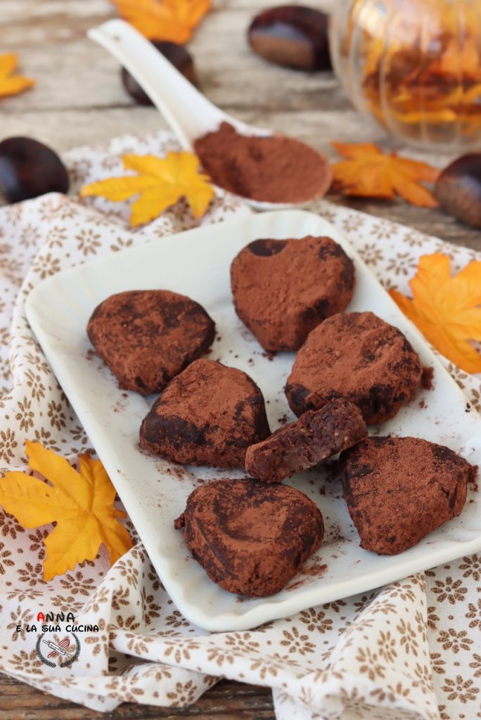 Chestnut and Cocoa Bites