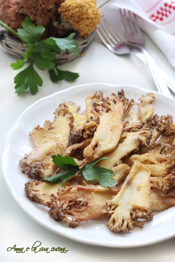 Floured and Fried Mushrooms