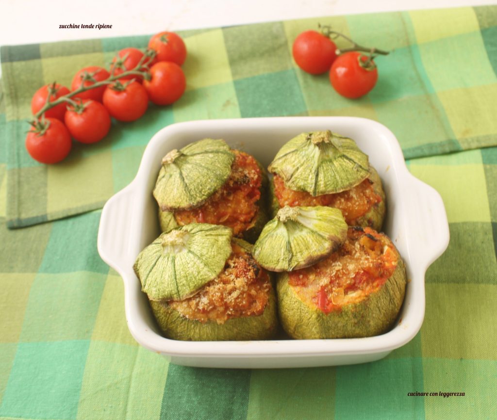 stuffed round zucchini