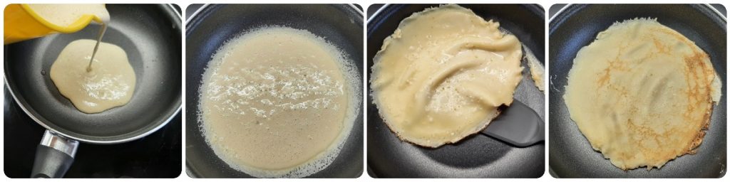 Crepes with Sauteed Mixed Mushrooms