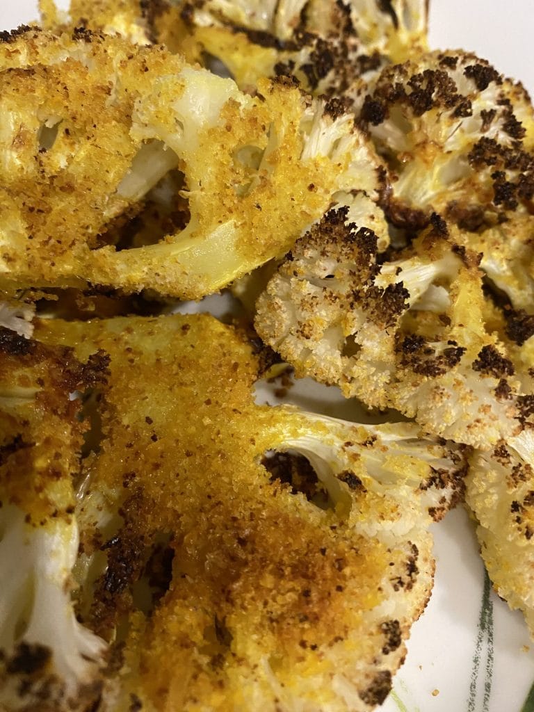 oven-baked cauliflower