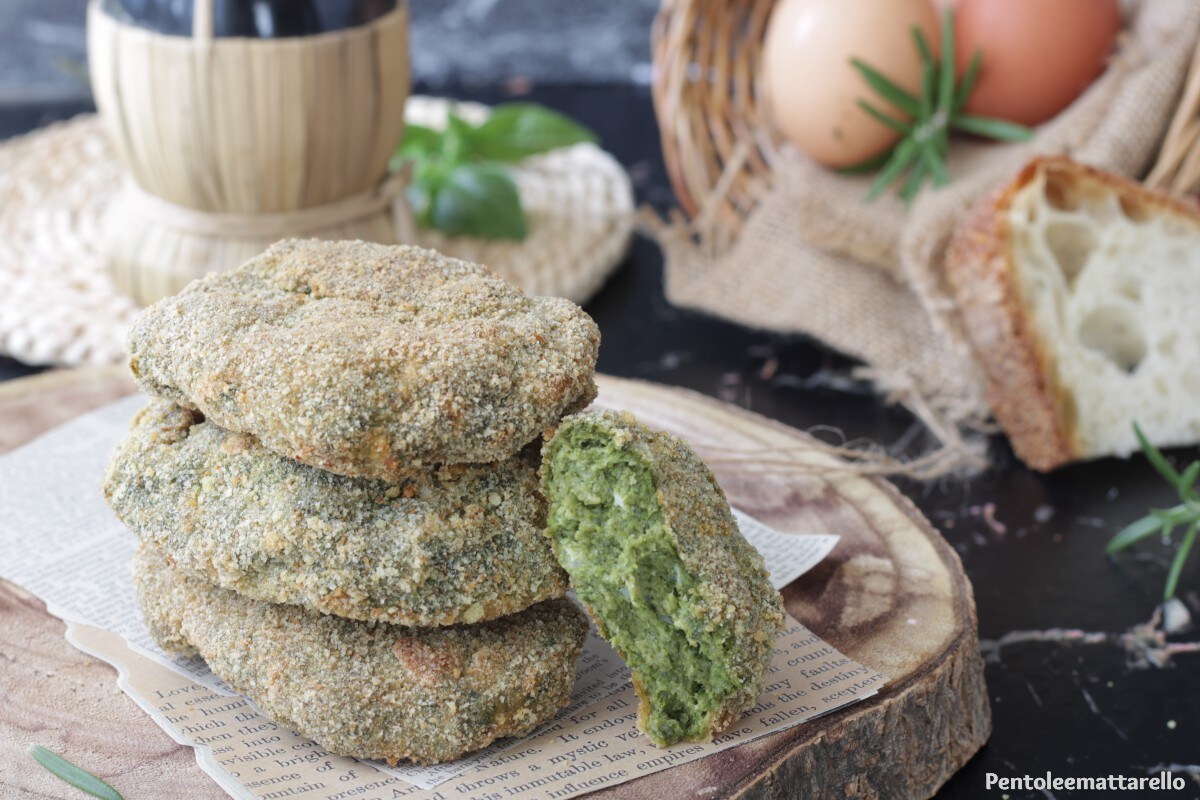 Chicken and Spinach Cutlets