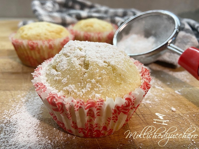 soft white chocolate muffins