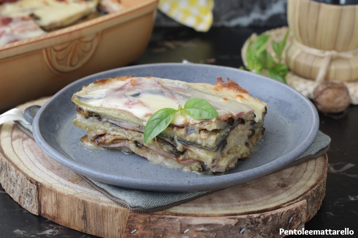 White Eggplant Parmigiana