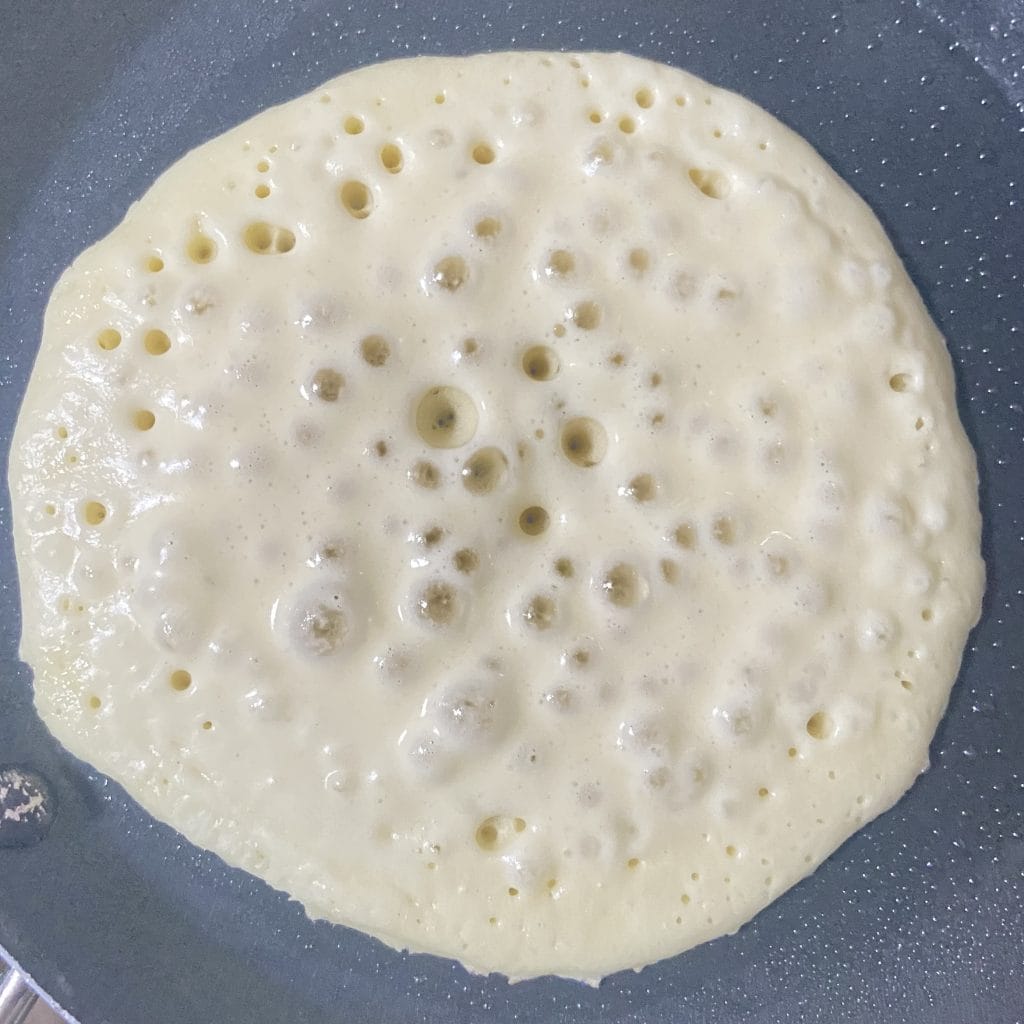 pancake cooking