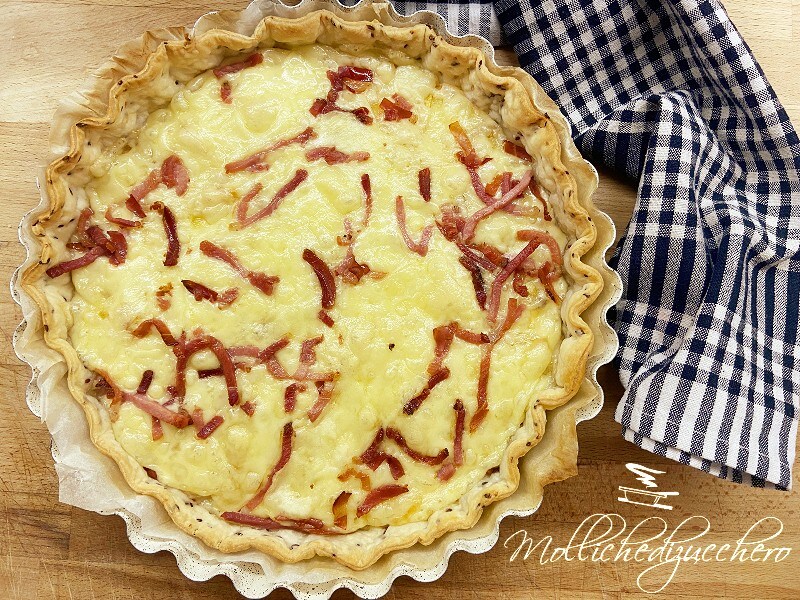 Savory Pie with Potatoes and Speck