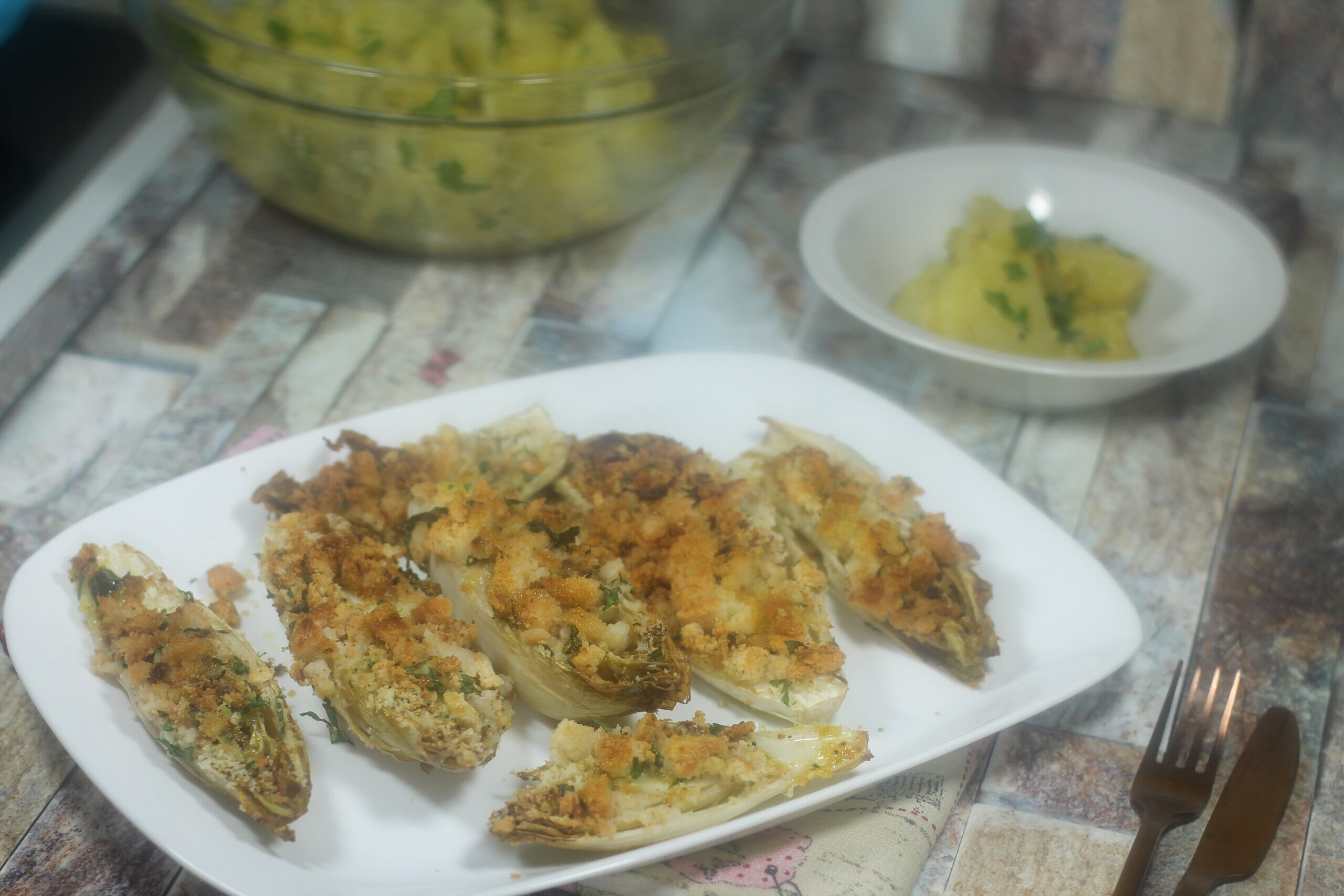 BELGIAN ENDIVE AU GRATIN