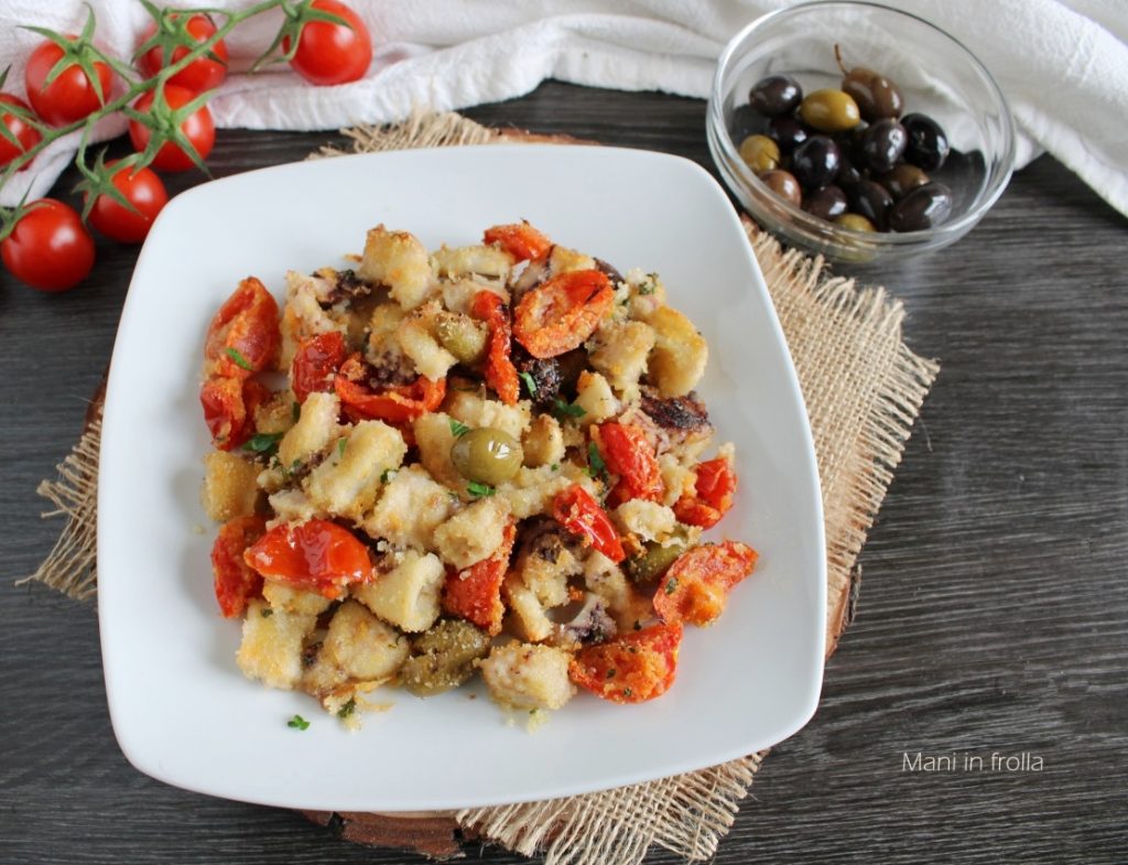 Mediterranean Baked Calamari