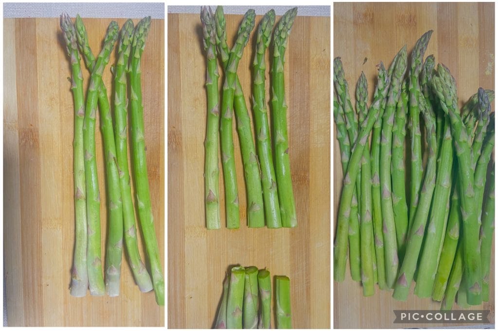 cleaning asparagus