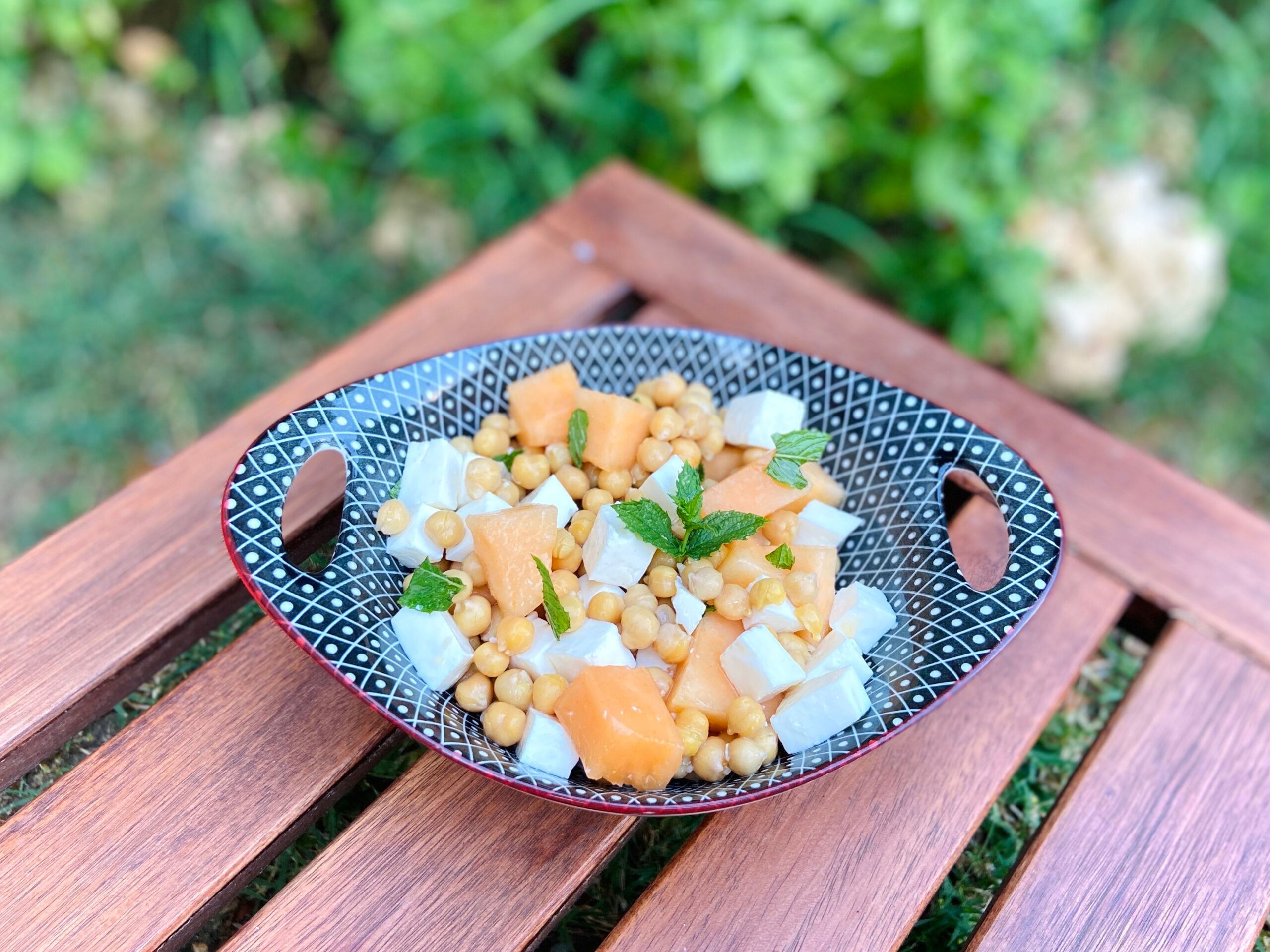 Chickpea and Melon Salad