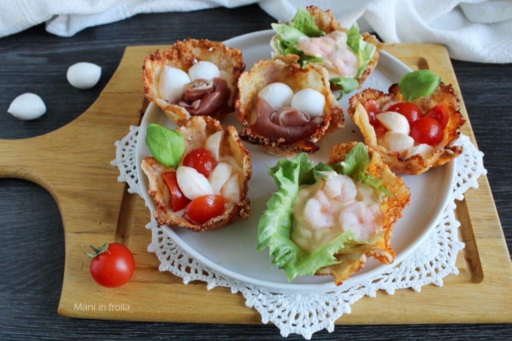 Stuffed Mozzarella Baskets