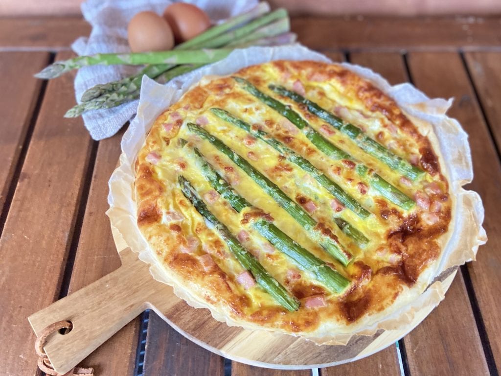 Savory Tart with Asparagus and Ham