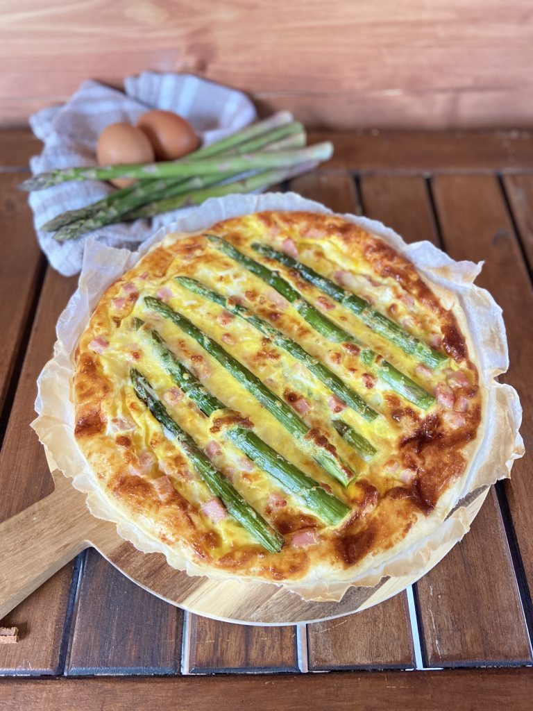 Savory Tart with Asparagus and Ham