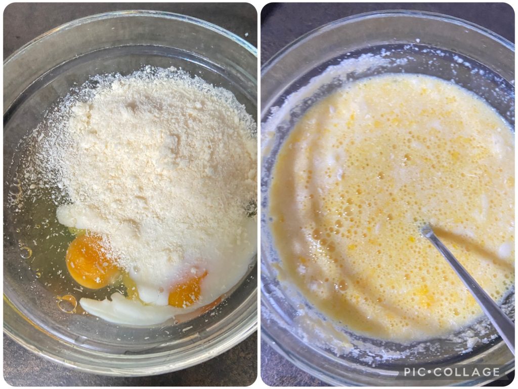 filling preparation for savory tart